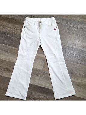 Golf Juniors Girls pant Le coq Sportif white quick dry sz 11‎